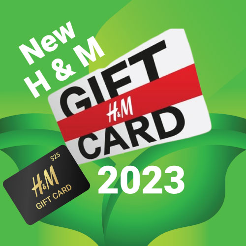 New H & M Gift Card-2023