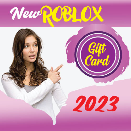 New Robux Gift Card-2023